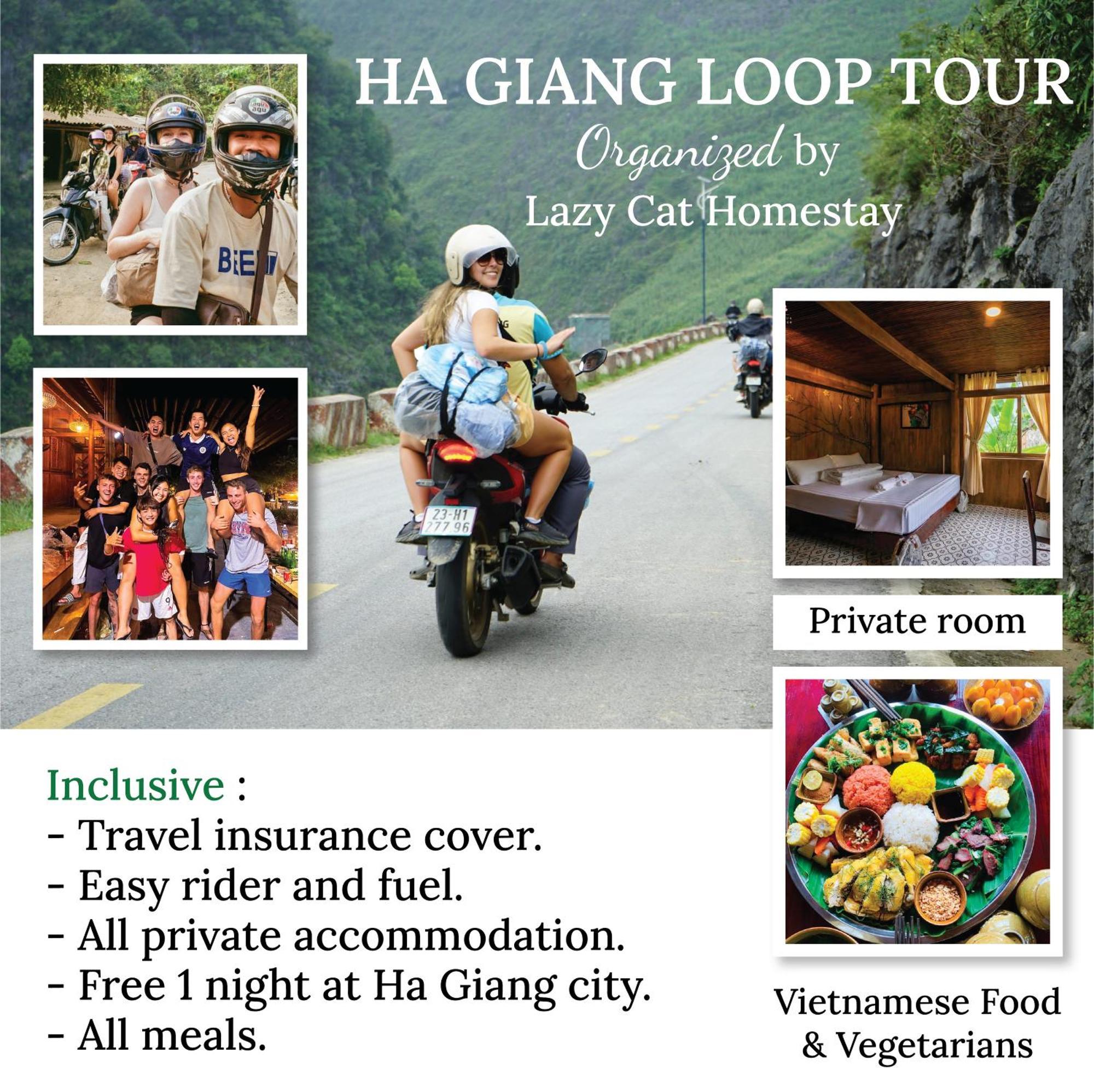 Lazy Cat Homestay - Motorbikes Rental & Tours Ha Giang Exteriér fotografie
